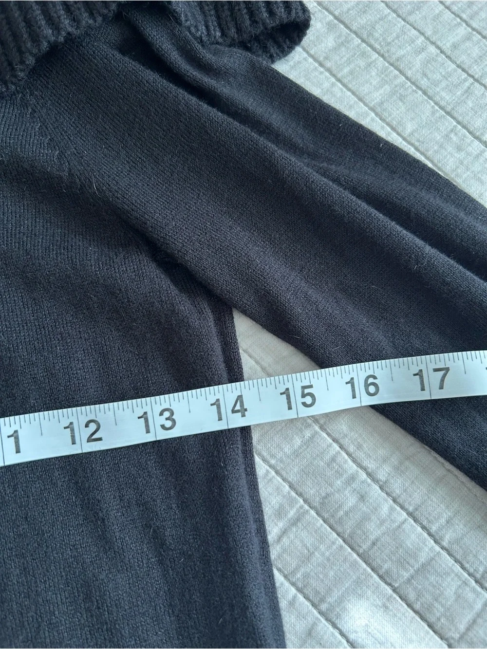 Michael Kors, Y2k black cotton fold over ribbed sweater top long sleeve S